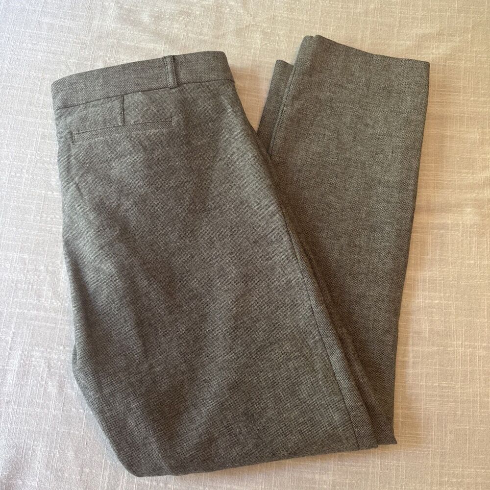 Kut From The Kloth Thick Heavy Knit Stretchy Tweed Look Ankle Pants Womens Sz 14